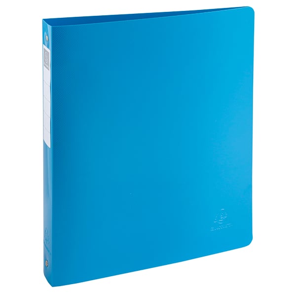 Exacompta 12x 4 ringbind 30mm genbrugspolypropylen BeeBlue - A4 Maxi - assorterede farver 51140E