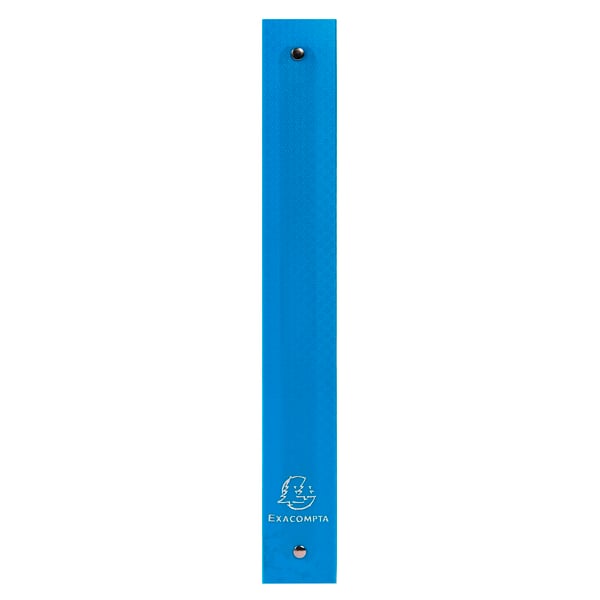 Exacompta 20x PP Opak Ringbind, A4 Maxi, 4 O-ringe, 40 mm ryg . - Lyseblå 512802E