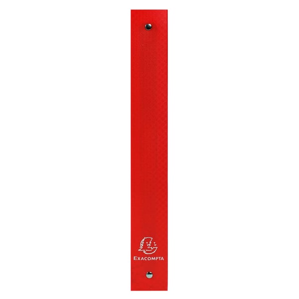 Exacompta 20x PP Opak Ringbind, A4 Maxi, 4 O-ringe, 40 mm ryg . - Rød 512805E
