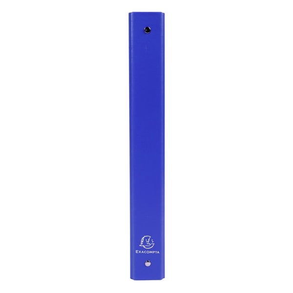 Exacompta 20x PP daekket ringbind, A4, 4 ringe, 40mm ryg - Blå 51372E