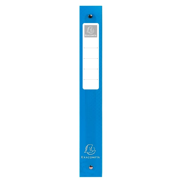 Exacompta 10x PP Opak Ringbind, A4 Maxi, 4 O-ringe, 40 mm ryg . - Lyseblå 51392E
