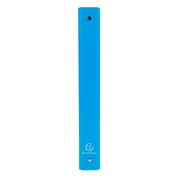 Exacompta 20x PP daekket ringbind, A4, 4 ringe, 40mm ryg - Lyseblå 51471E