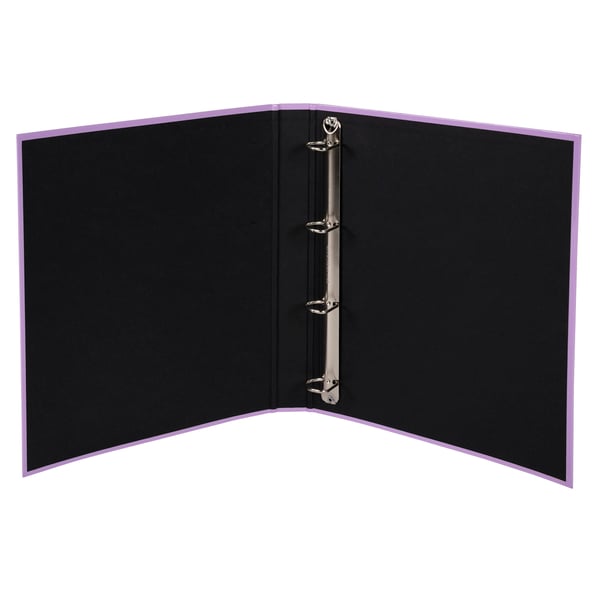 Exacompta 10x Aquarel Ringbinder Plastic Coated 4Ring 25mm - Mauve 51565E