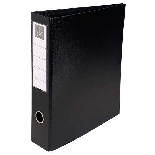Exacompta 10x Ringbind 4 D-ringe på 50 mm på det 3. omslag, PVC-daekkende karton - Maxi A4 størrelse - assorterede farver 51740E