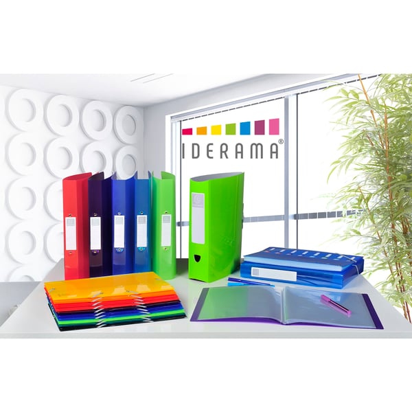 Exacompta 10x Iderama PP Semi-Rigid Ringbind, 4x30mm ring - Lilla 51776E