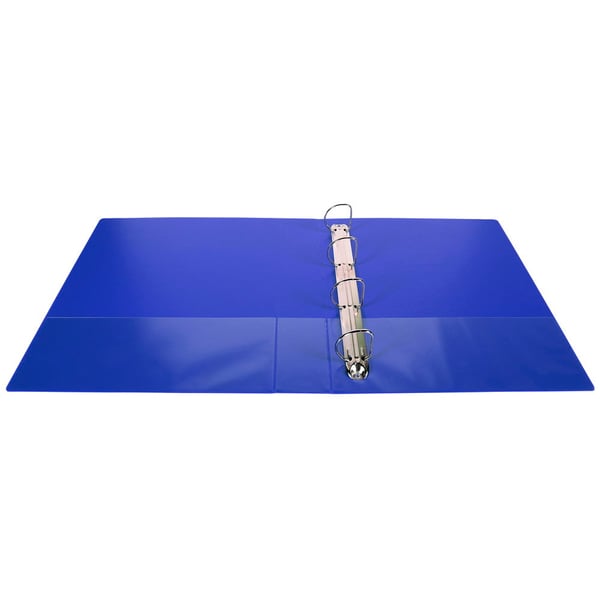 Exacompta 10x Kreacover PP ringbind, A4 Maxi, 4 D-ringe 40mm - Blå 51843BE