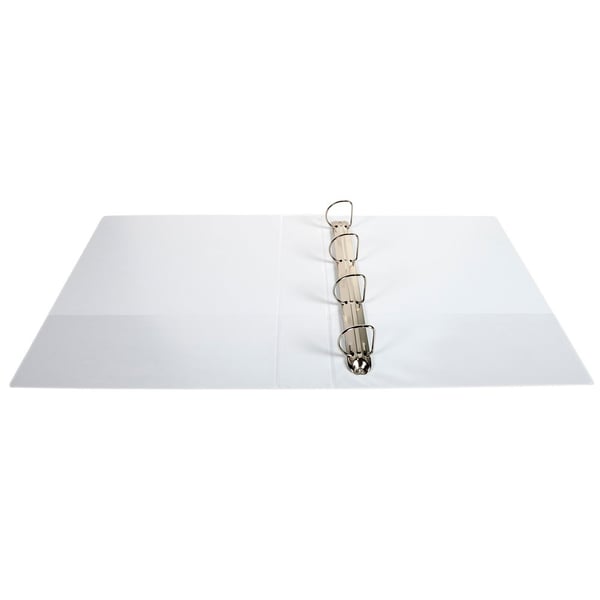 Exacompta 10x Kreacover PP ringbind, A4 Maxi, 4 D-ringe 40mm - hvid 51843E