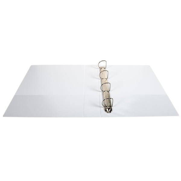 Exacompta 10x Kreacover PP ringbind, A4, 4 D-ringe 50mm - hvid 51844E