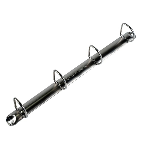 Exacompta 10x Kreacover PP ringbind, A4 Maxi, 4 D-ringe 25mm - Rød 51846RE