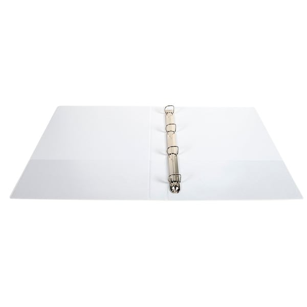 Exacompta 10x Kreacover PP Opaque Ringbind, A4 Maxi, 4D ringe 20mm - hvid 51941E