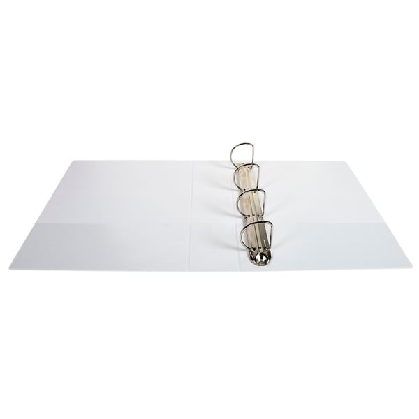 Exacompta 10x Kreacover PP ringbind, A4 Maxi, 4 D-ringe 60mm - hvid 51945E