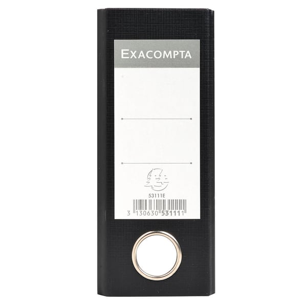 Exacompta 20x Brevordner A5 Landscape - Grå-sort ryg 53111E