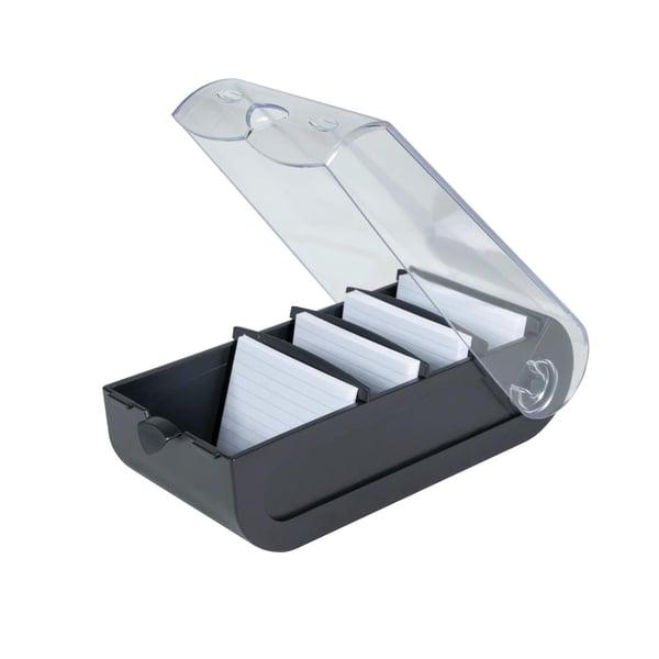 Exacompta 8x BunnyBox Revision/Flash-kortboks A8 Office sort/klar - Sort 5331423D