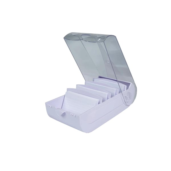 Exacompta 8x BunnyBox Flash/Revision kortholder, Aquarel, A8 - Mauve 5336423D