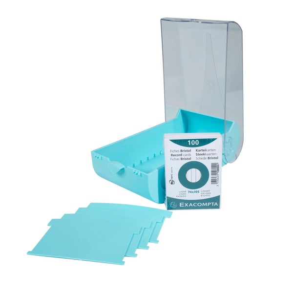 Exacompta 8x BunnyBox Flash/Revision kortboks, A7 - assorterede farver 5349623D