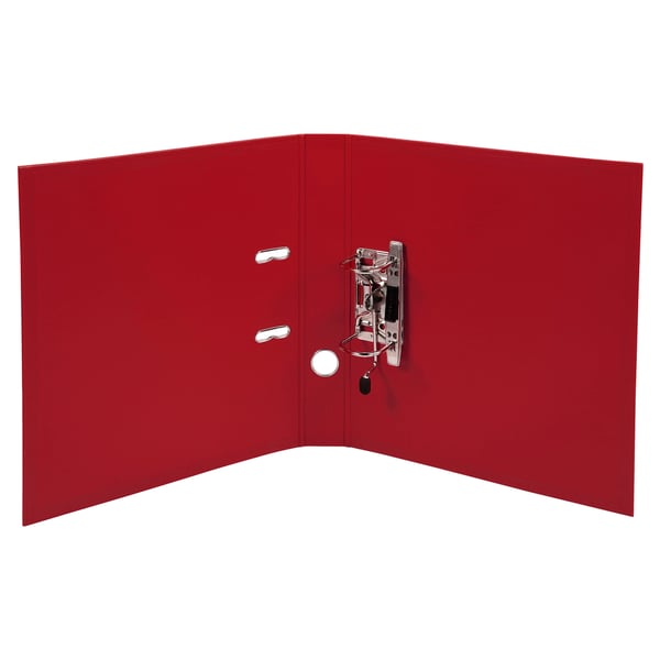 Exacompta 10x PremTouch PVC brevordner, 2 ring, 50mm ryg, A4 - Bordeaux 53504E