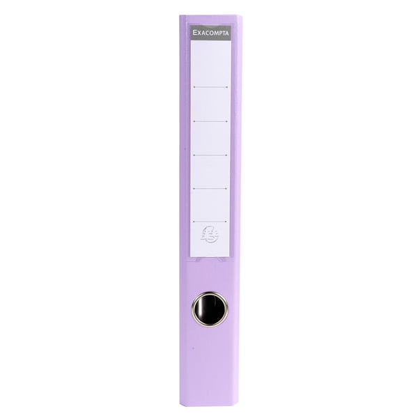Exacompta 10x PremTouch PVC haevearkitektmapper, A4, 50mm ryg - Lilac 53507E