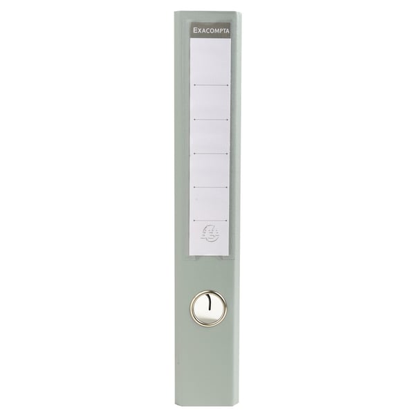 Exacompta 10x PremTouch PVC brevordner, 2 ring, 50mm ryg, A4 - Grå 53540E