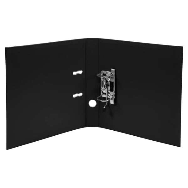 Exacompta 10x PremTouch PVC brevordner, 2 ring, 50mm ryg, A4 - Sort 53541E