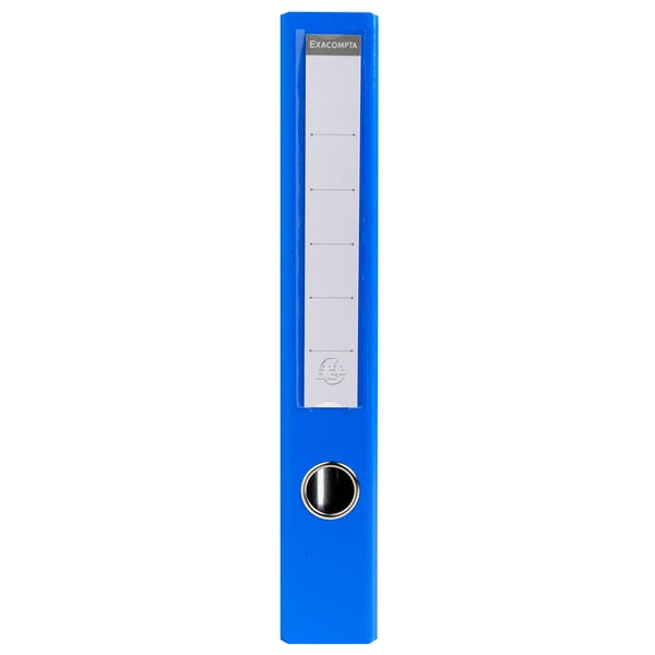 Exacompta 10x PremTouch PVC brevordner, 2 ring, 50mm ryg, A4 - Blå 53542E