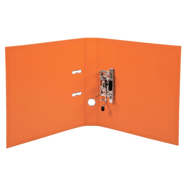 Exacompta 10x PremTouch PVC brevordner, 2 ring, 50mm ryg, A4 - orange 53544E