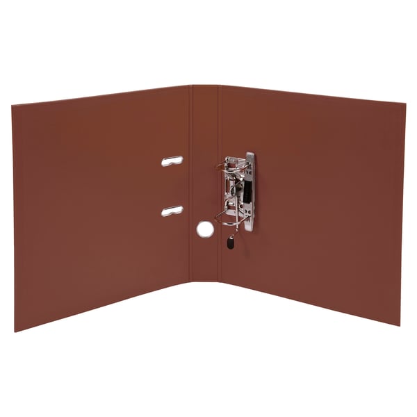 Exacompta 10x PremTouch PVC brevordner, 2 ring, 50mm ryg, A4 - Brun| 53546E