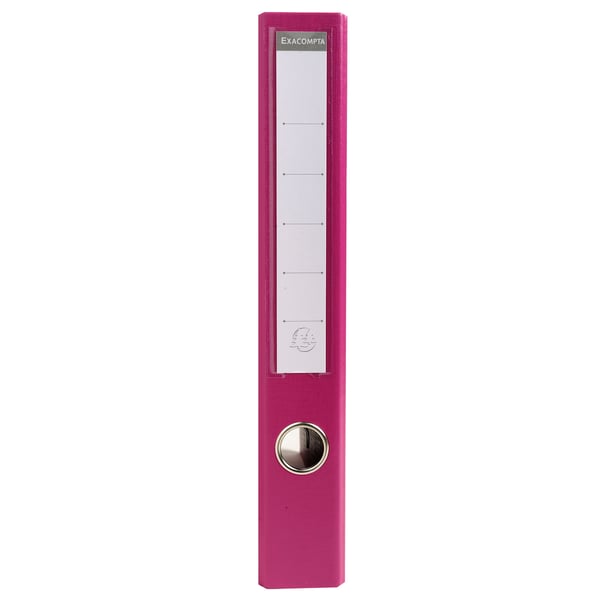 Exacompta 10x PremTouch PVC brevordner, 2 ring, 50mm ryg, A4 - Fuchsia 53547E