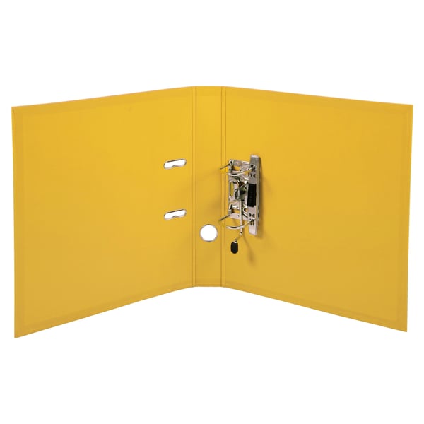 Exacompta 10x PremTouch PVC brevordner, 2 ring, 50mm ryg, A4 - Gul 53549E