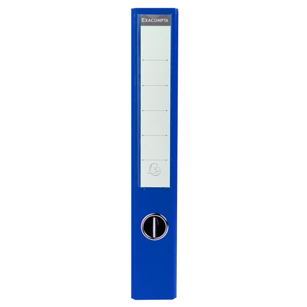 Exacompta 10x PremTouch PVC brevordner, 2 ring, 50mm ryg, A4 - Mørkeblå 53552E