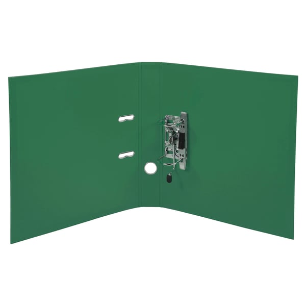 Exacompta 10x PremTouch PVC brevordner, 2 ring, 50mm ryg, A4 - Mørkegrøn 53553E