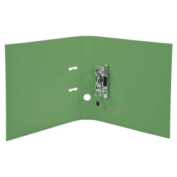 Exacompta 10x PremTouch PVC brevordner, 2 ring, 50mm ryg, A4 - anis 53556E