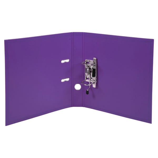 Exacompta 10x PremTouch PVC haevearkitektmapper, A4, 50mm ryg - violine 53557E