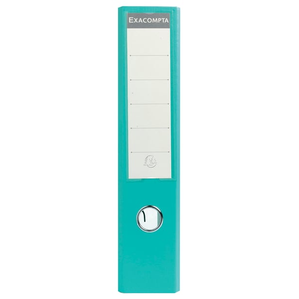 Exacompta 10x PremTouch PVC Brevordner, 70mm ryg, 2 Ringe, A4 - Lysegrøn 53703E