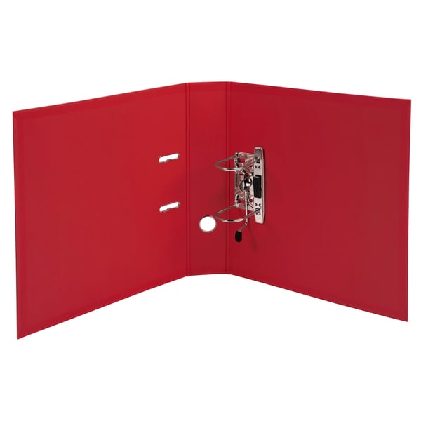 Exacompta 10x PremTouch PVC brevordner, 70mm ryg, 2 ring, A4 - Bordeaux 53704E