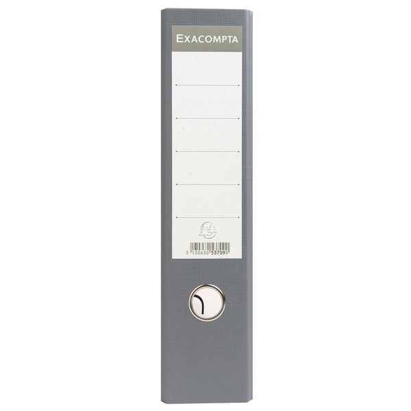 Exacompta 20x PremTouch Brevordner, A4, 80mm rygrad, grå rygrad - Grå-back grå 53709E