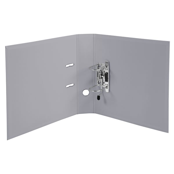 Exacompta 10x PremTouch PVC brevordner, 70mm ryg, 2 ring, A4 - Grå 53740E