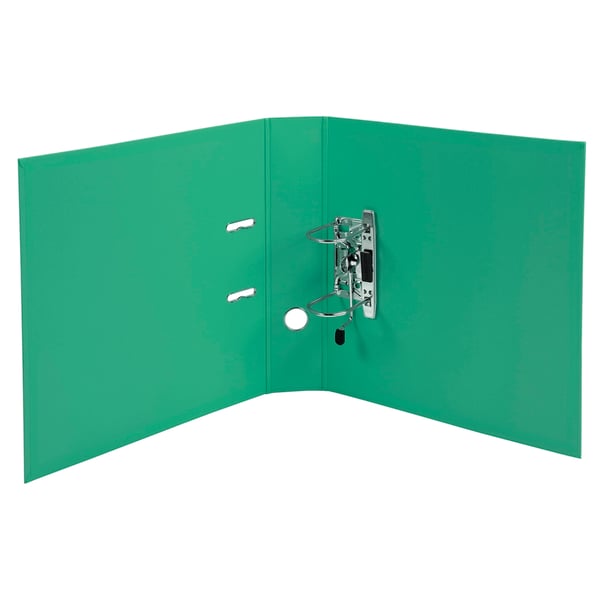 Exacompta 10x PremTouch PVC brevordner, 70mm ryg, 2 ring, A4 - Grøn 53743E