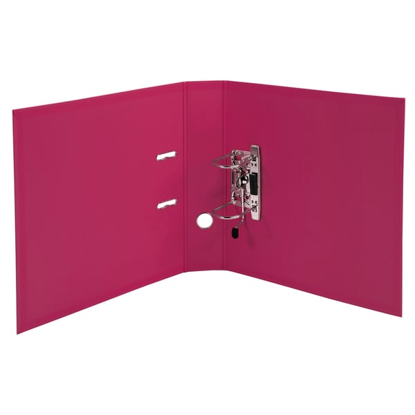 Exacompta 10x PremTouch PVC brevordner, 70mm ryg, 2 ring, A4 - Fuchsia 53747E