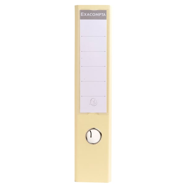 Exacompta 10x PremTouch PVC Brevordner, 70mm ryg, 2 Ringe, A4 - mastik 53750E