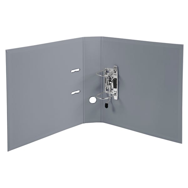 Exacompta 10x PremTouch PVC brevordner, 70mm ryg, 2 ring, A4 - Mørkegrå 53754E