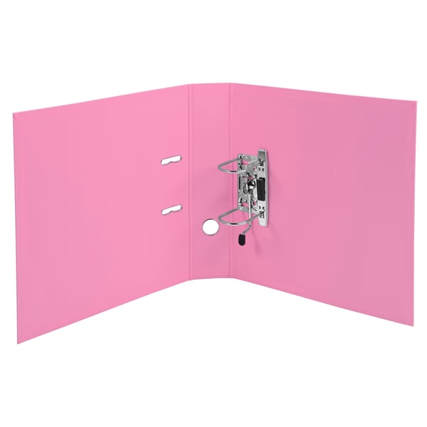 Exacompta 10x PremTouch PVC Brevordner, 70mm ryg, 2 Ringe, A4 - Lyserød| 53755E