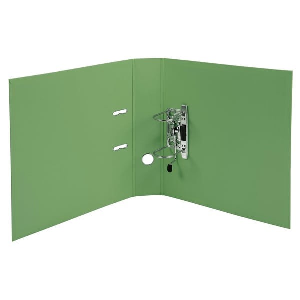 Exacompta 10x PremTouch PVC brevordner, 70mm ryg, 2 ring, A4 - anis 53756E