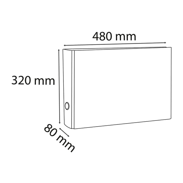 Exacompta 4x PremTouch Brevordner, A3, 80mm ryg - Grå-back grå 53810E