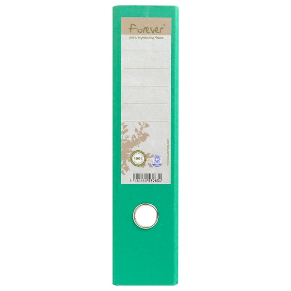 Exacompta 10x Forever Prem'Touch genbrugsmappe, A4, 80mm rygrad - Mørkegrøn 53983E