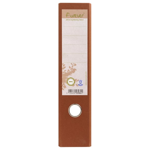 Exacompta 10x Forever Prem'Touch genbrugsmappe, A4, 80mm rygrad - Chokolade 53984E
