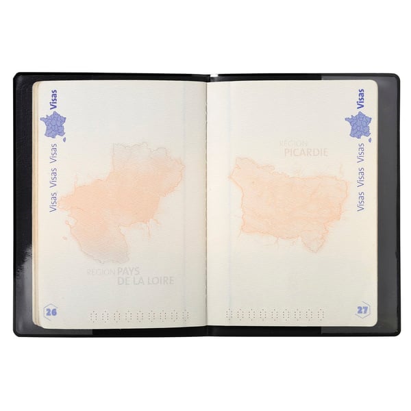 Exacompta 10x Hidentity Hidentity Passport Protective Case - Sort 5404E