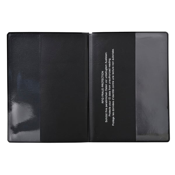 Exacompta 10x Hidentity Hidentity Passport Protective Case - Sort 5404E