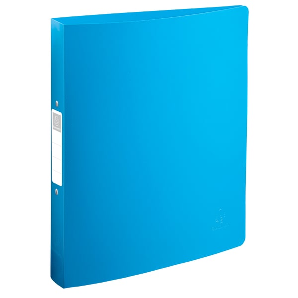 Exacompta 12x 2-ringsbind 30 mm genanvendt polypropylen BeeBlue - A4 Maxi - assorterede farver 54140E