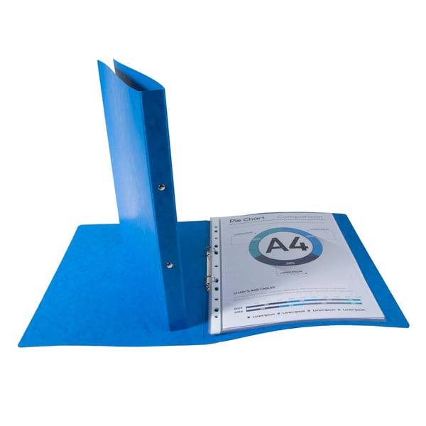 Exacompta 20x Ringbind Mottled Premium Pressboard, 2 Ringe, A4 - assorterede farver 54250E