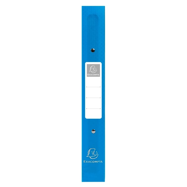 Exacompta 10x PP Opak Ringbind, A4 Maxi, 2 O-ringe, 40mm ryg. - Lyseblå 54392E